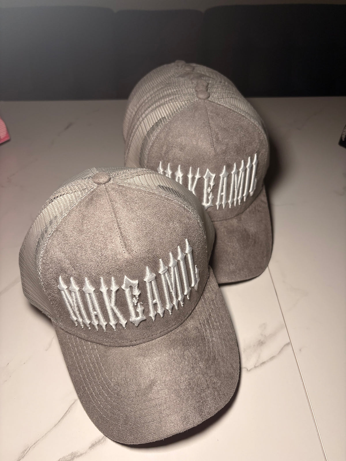 MakeAMil Signature Gray Trucker