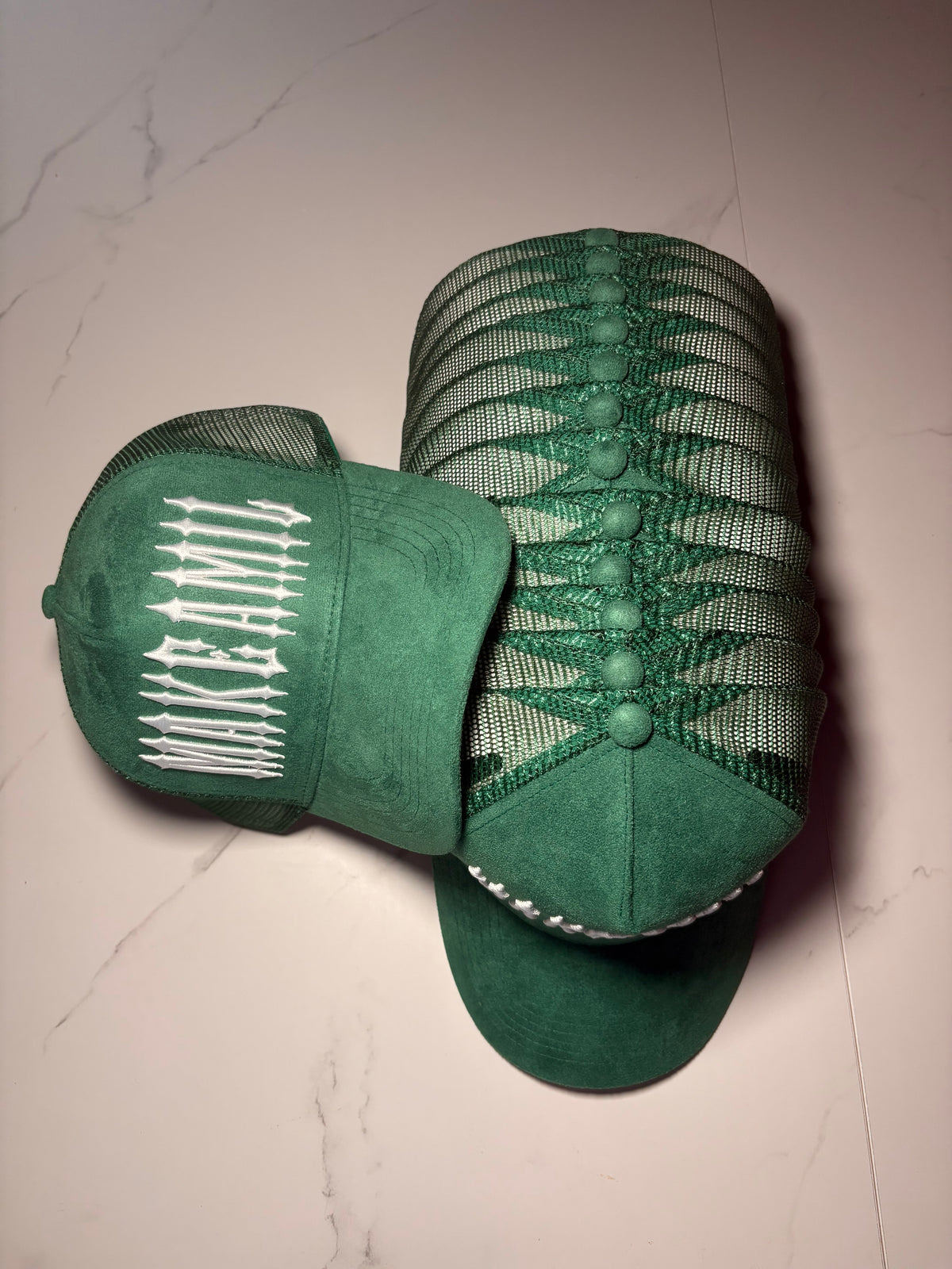 MakeAMil Signature Green Trucker