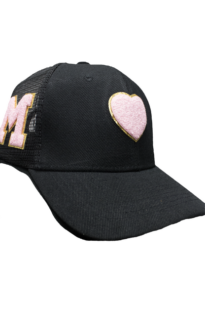 MakeAMil Womens “Pink Heart” Trucker (1 of 1)