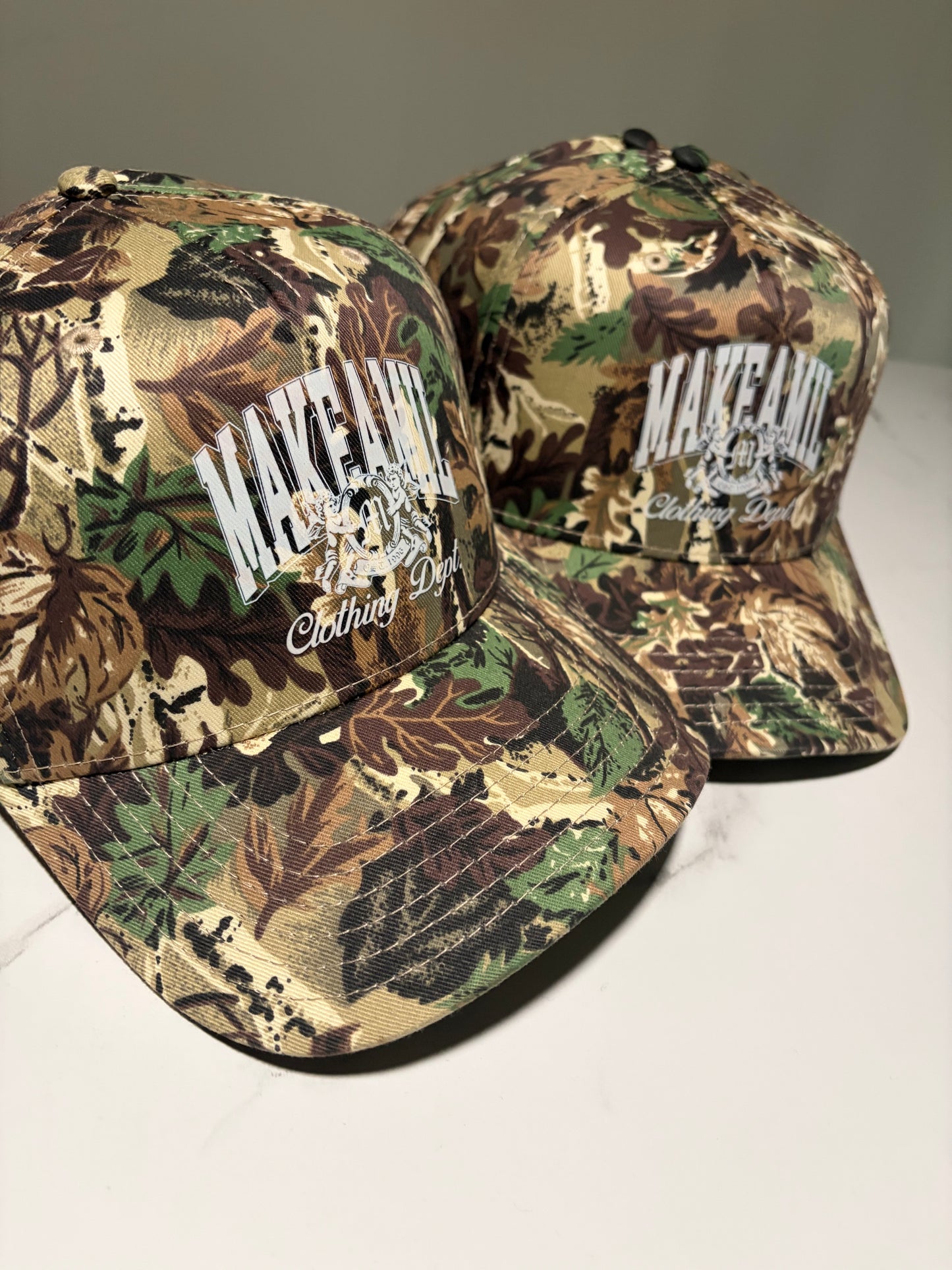 MakeAMil “Clothing Dept” Camo Baseball Cap