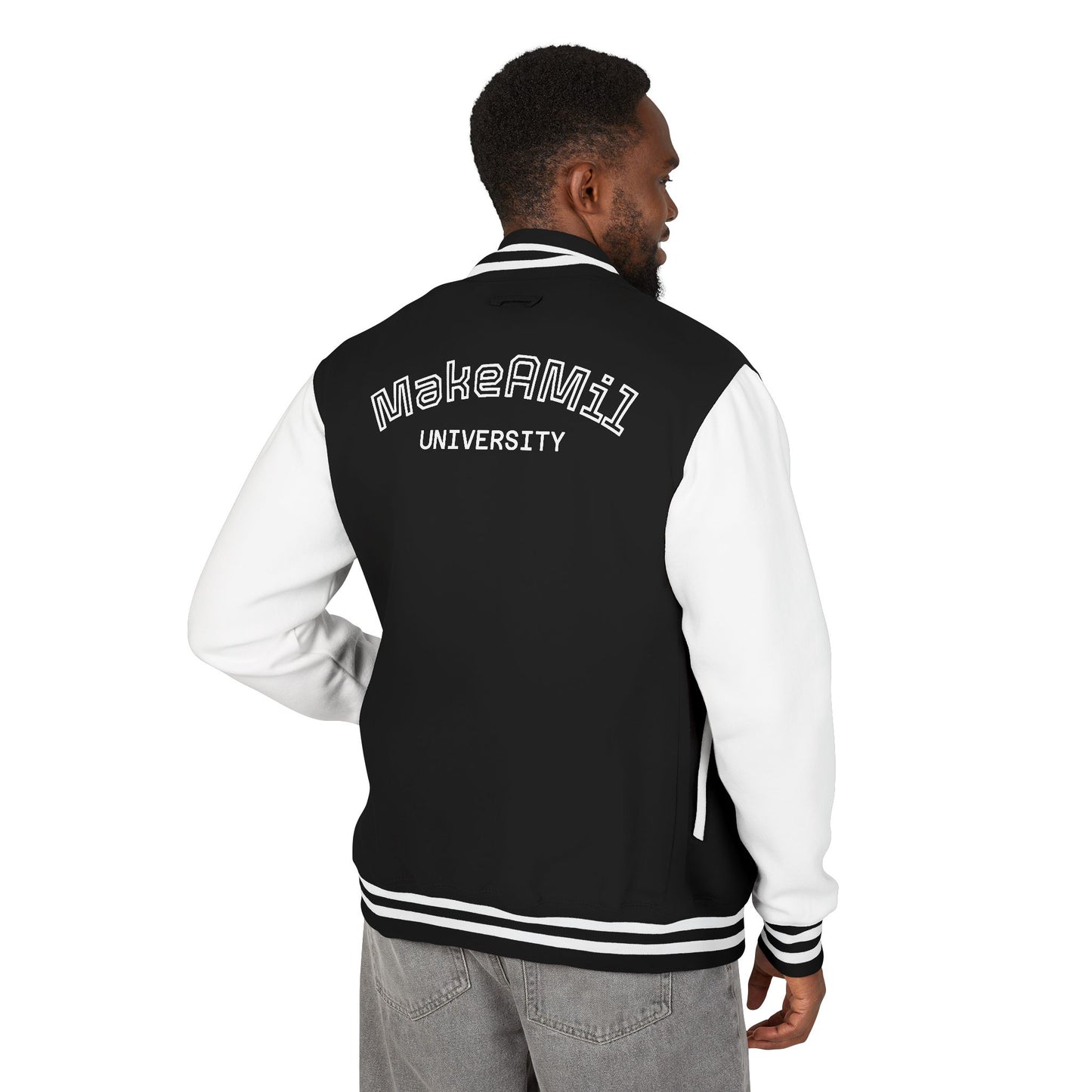 MakeAMil University Varsity Crest Jacket