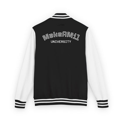 MakeAMil University Varsity Crest Jacket