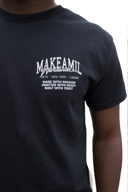 MakeAMil Worldwide Black Tee