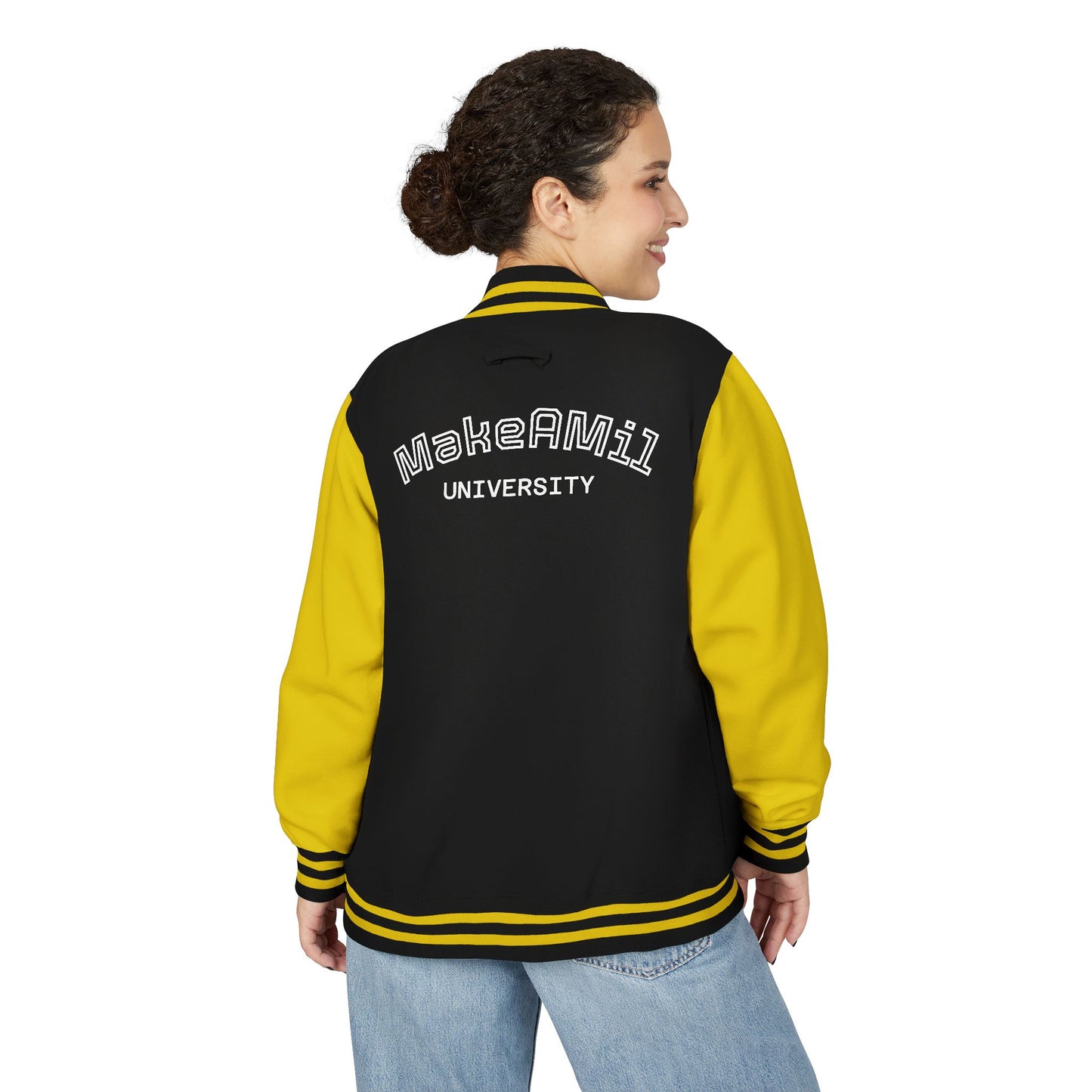 MakeAMil University Varsity Crest Jacket