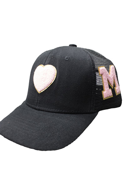 MakeAMil Womens “Pink Heart” Trucker (1 of 1)