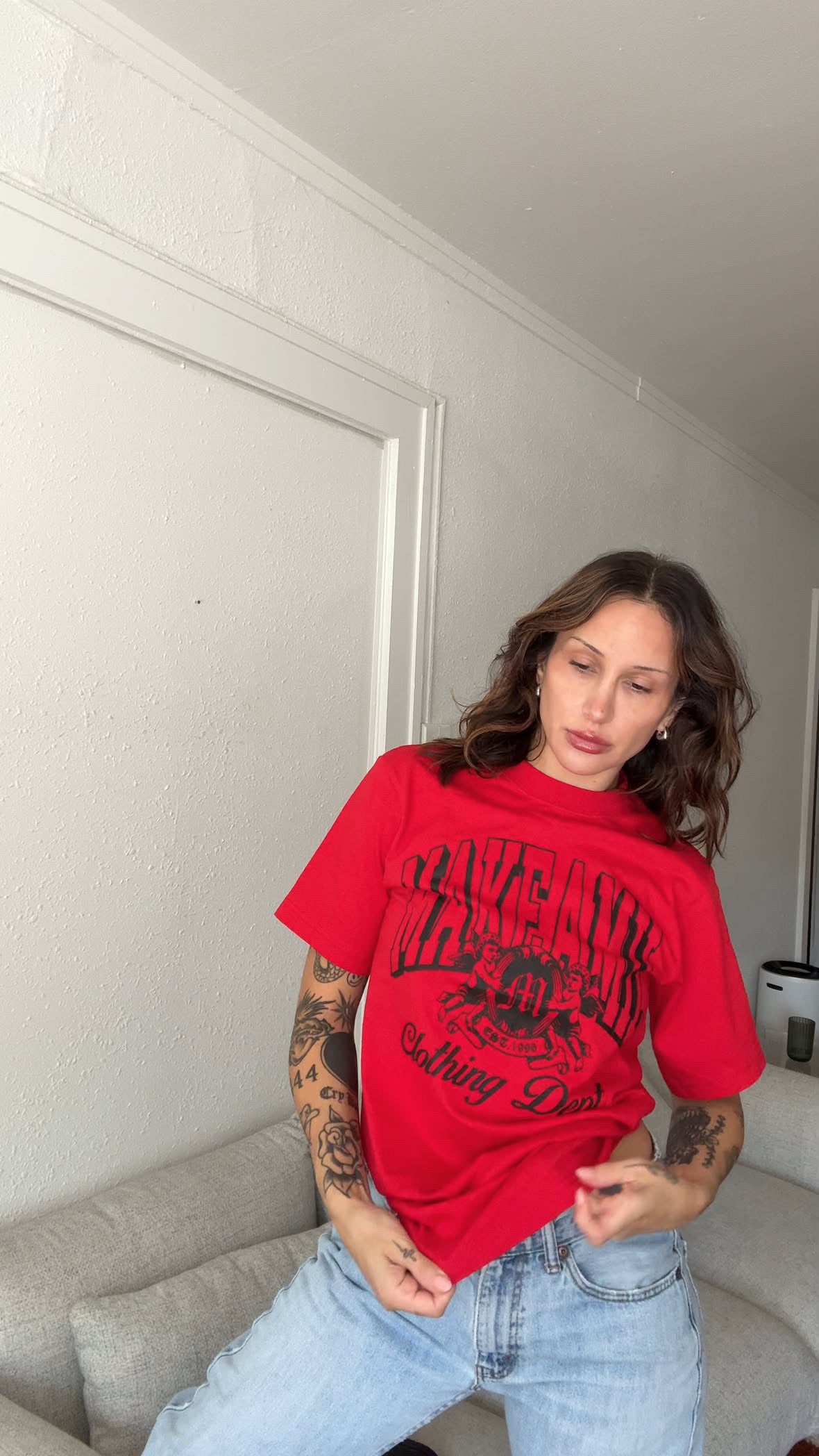MakeAMil “Clothing Dept” Oversized Tee