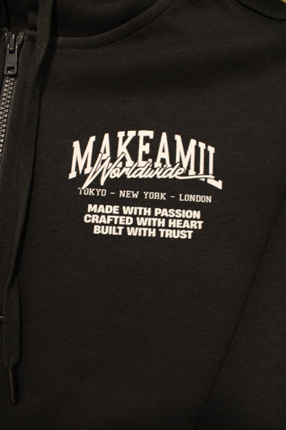 MakeAMil Worldwide Black Hoodie