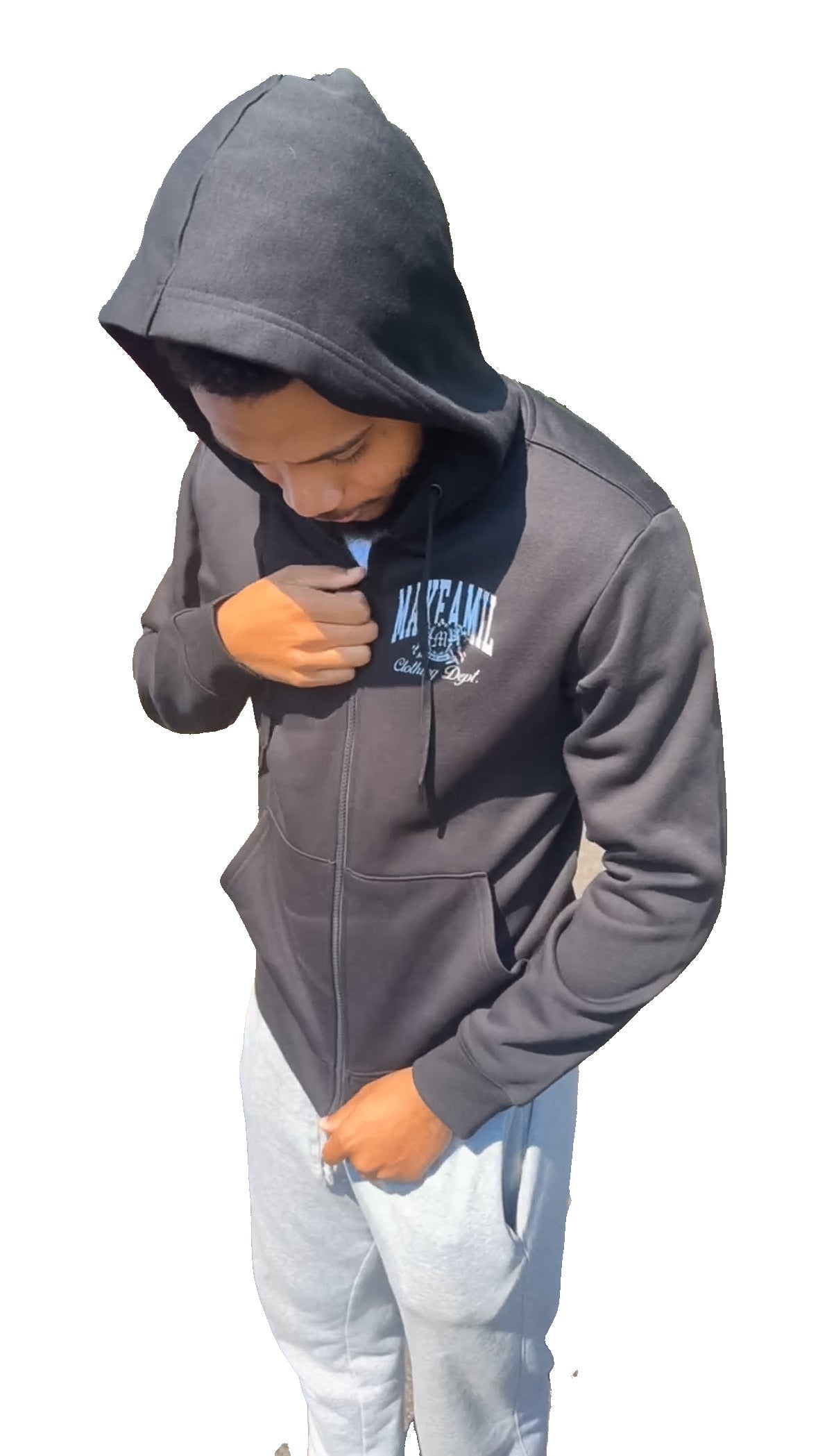 MakeAMil Clothing Dept Black Hoodie