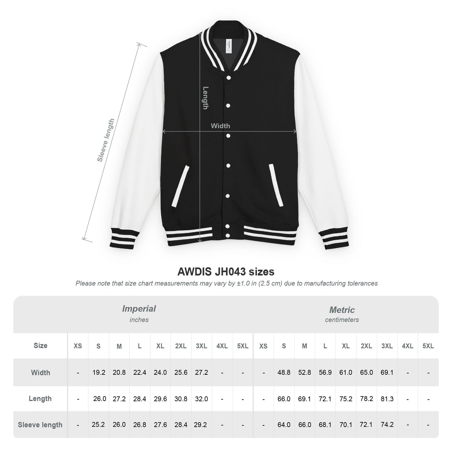 MakeAMil University Varsity Crest Jacket