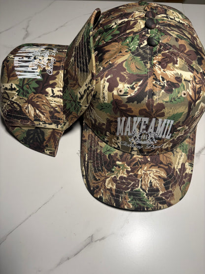 MakeAMil “Clothing Dept” Camo Baseball Cap