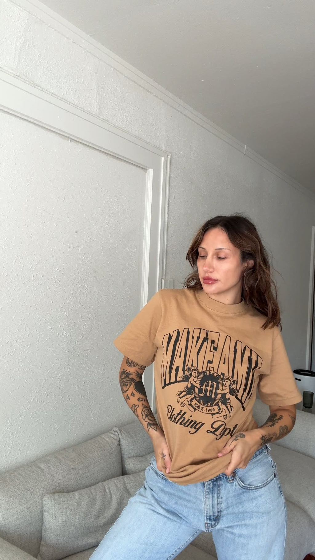 MakeAMil “Clothing Dept” Oversized Tee