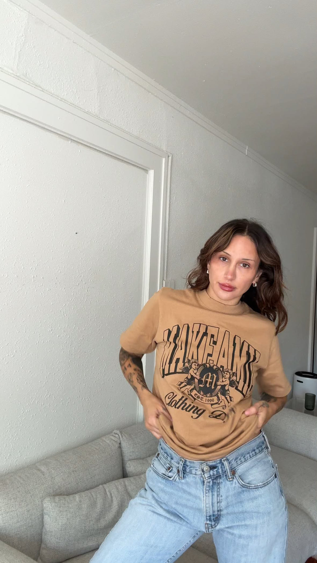 MakeAMil “Clothing Dept” Oversized Tee