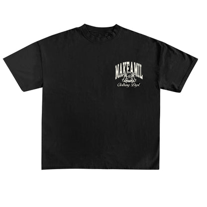 MakeAMil Clothing Dept Black Tee