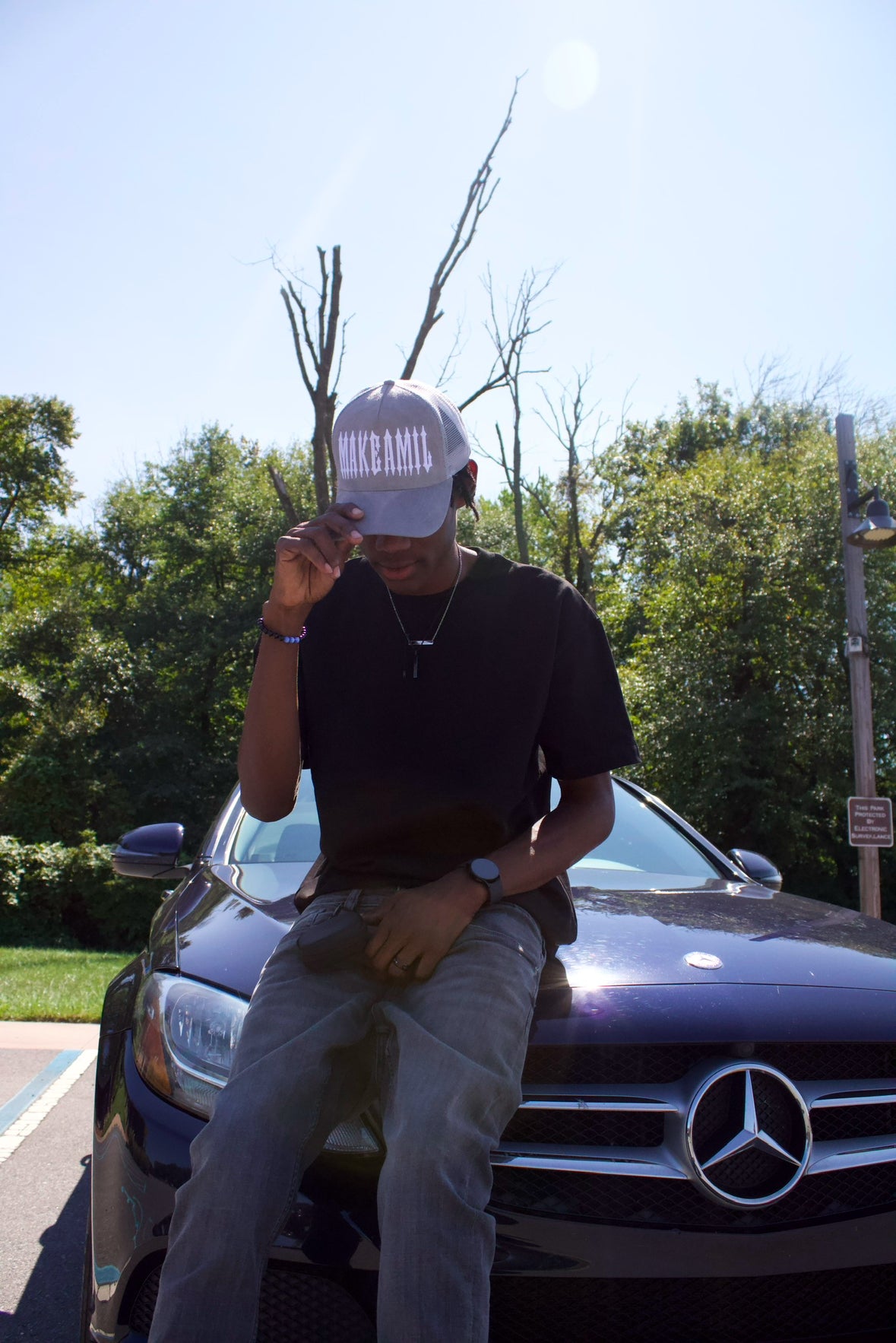 MakeAMil Signature Gray Trucker